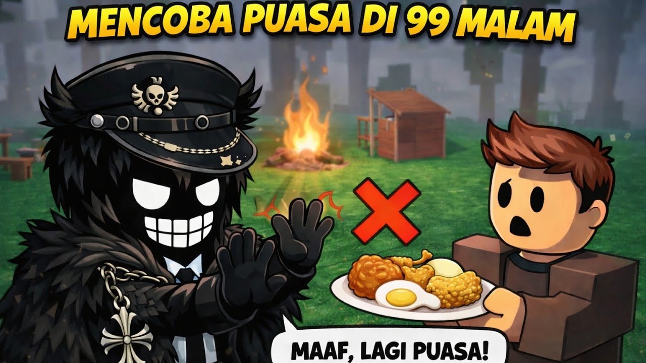TAMATIN 99 MALAM DENGAN BERPUASA GUYS, KUAT GAK YA KIRA2??