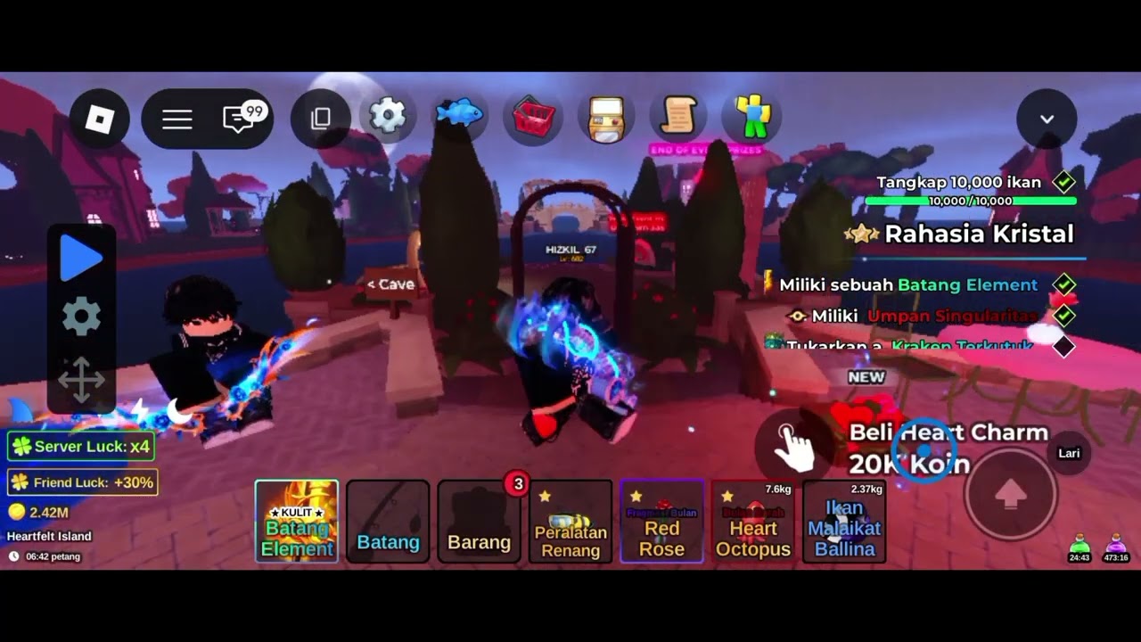 AFK FISH IT SELAMA 2 JAM PAKAI x4 TIDAK DAPAT SECRET 