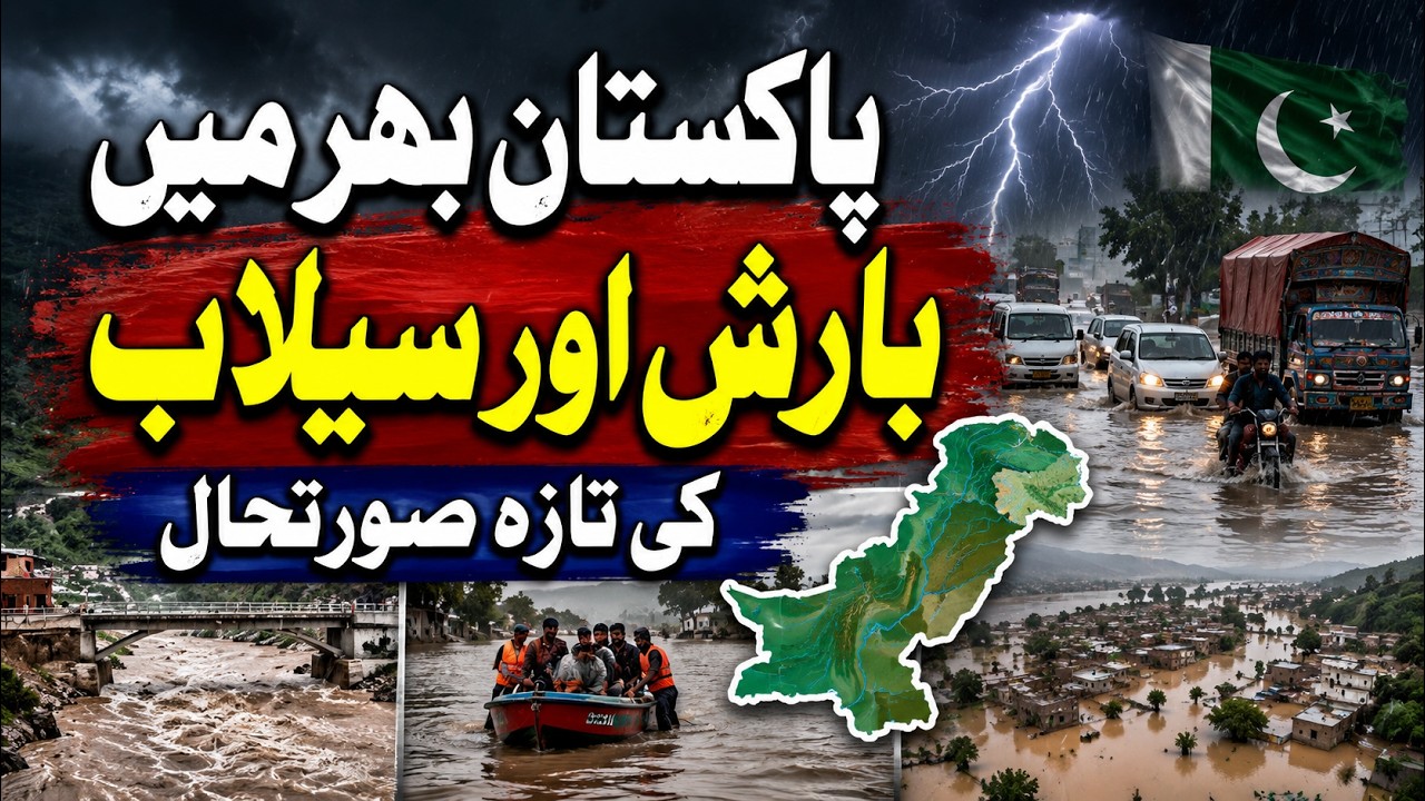 Pakistan Rain Update | Flood Alert | Monsoon Weather Latest - Aaj News
