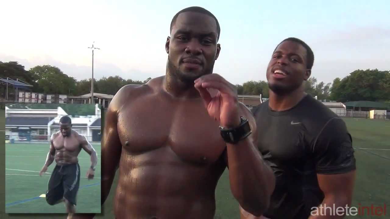 Jon Beason workout - April 2012