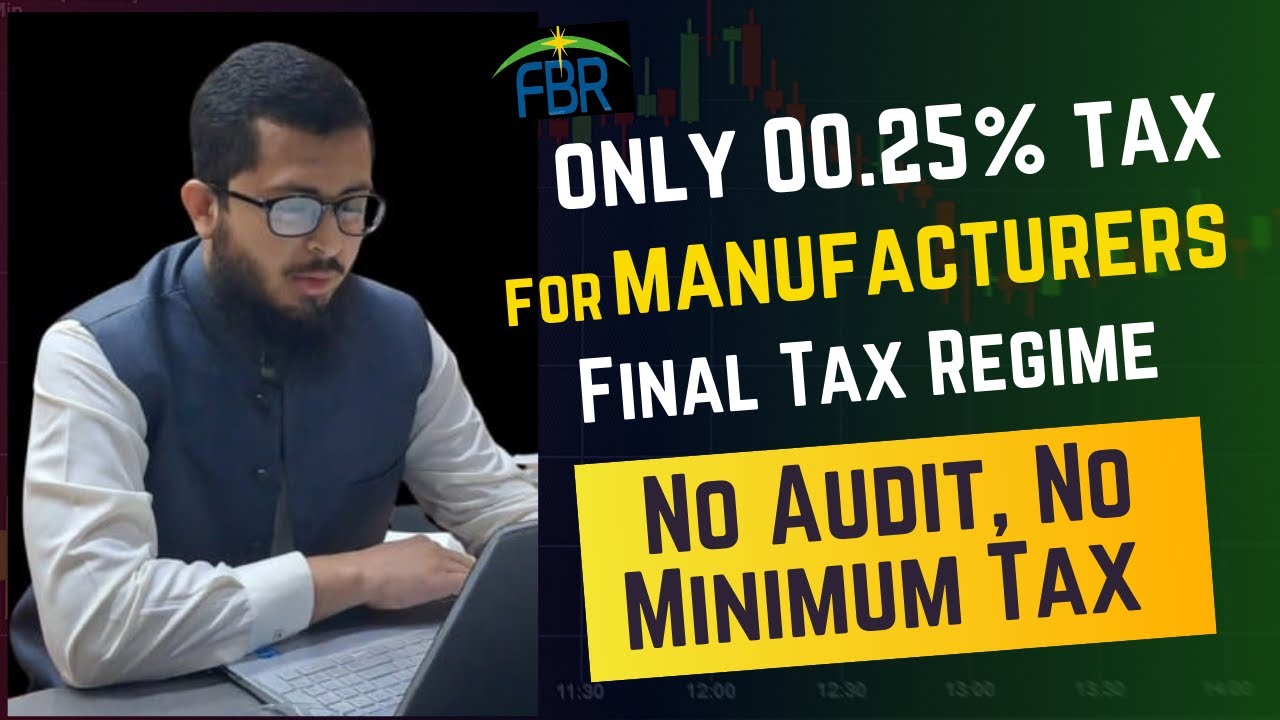 Tax on Small and Medium Businesses | 00.25% final tax for manufacturers | Tax on business
