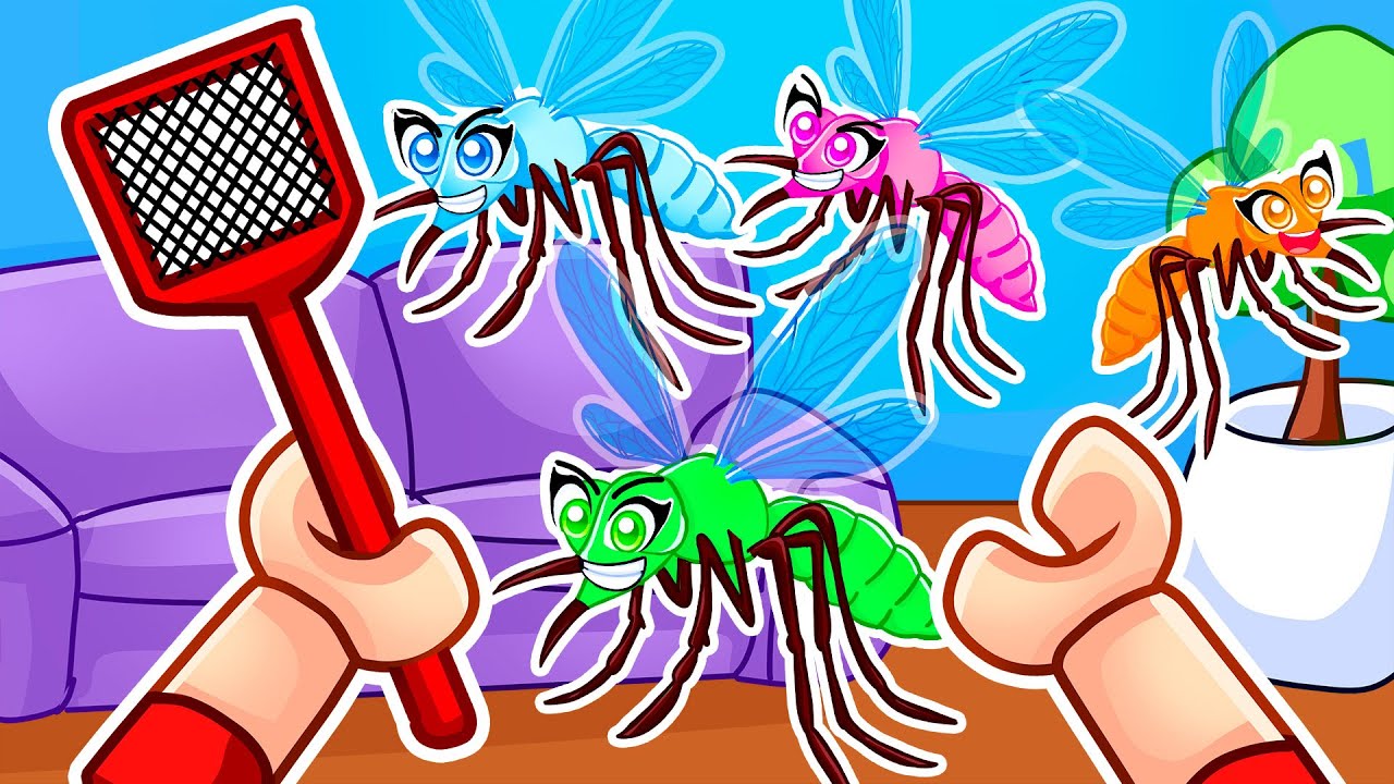Mosquitoes Vs Humans In Roblox With MY CRAZY FAN GIRLS...