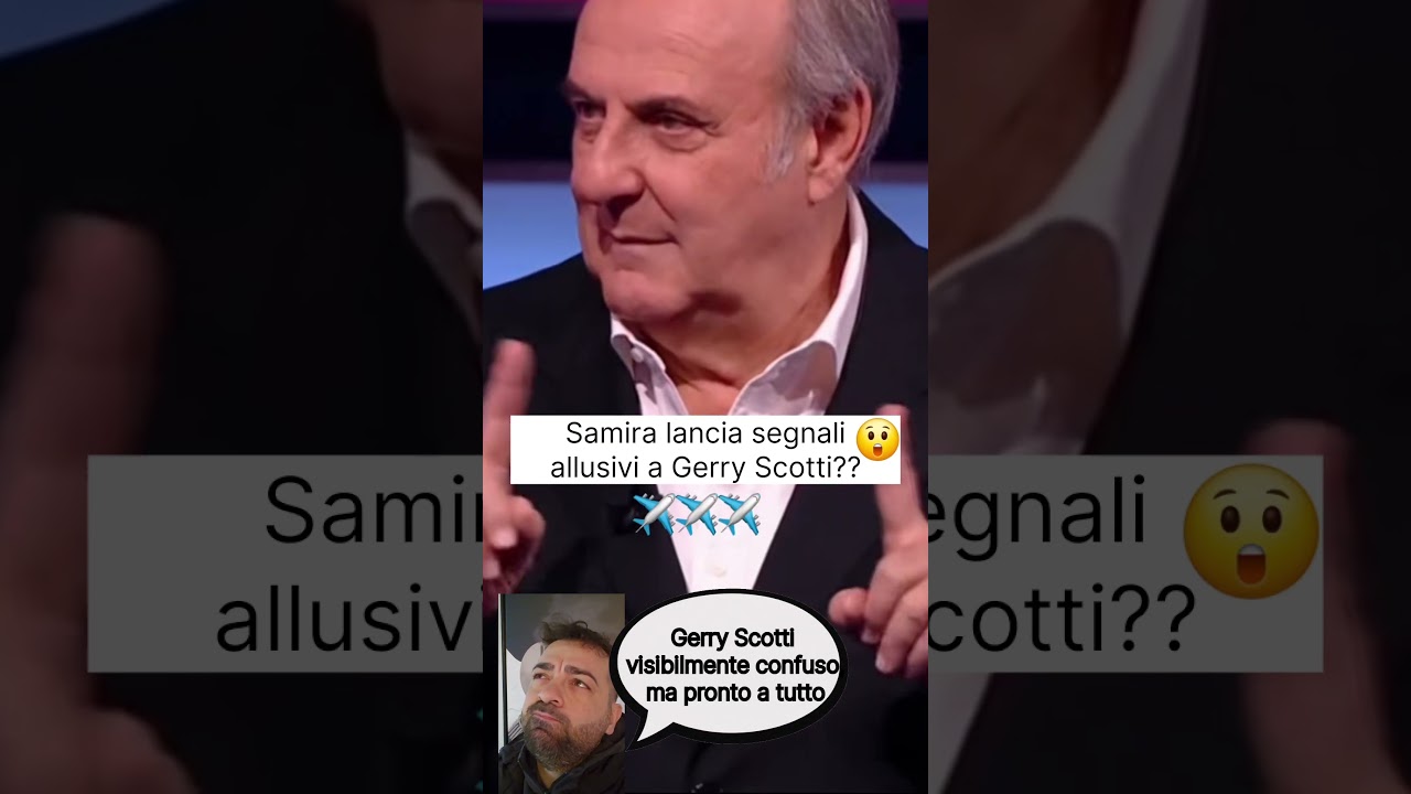 Samira lancia segnali allusivi a Gerry Scotti??​😳