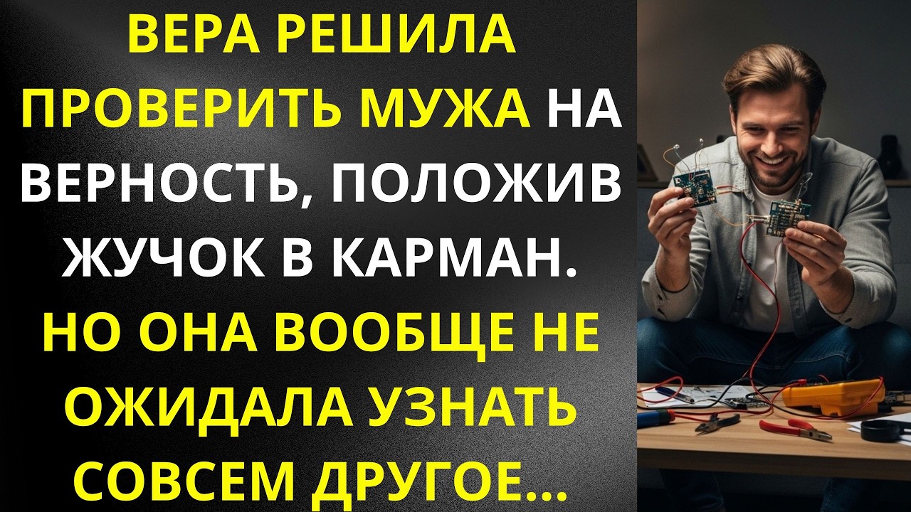 Вера решила проверить мужа на верность, положив жучок в карман  Но она вообще не ожидала такого