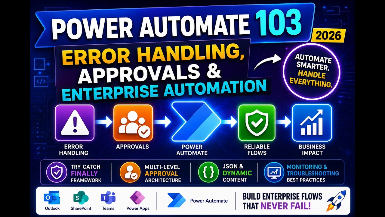 Power Automate 103 Error Handling Mastery