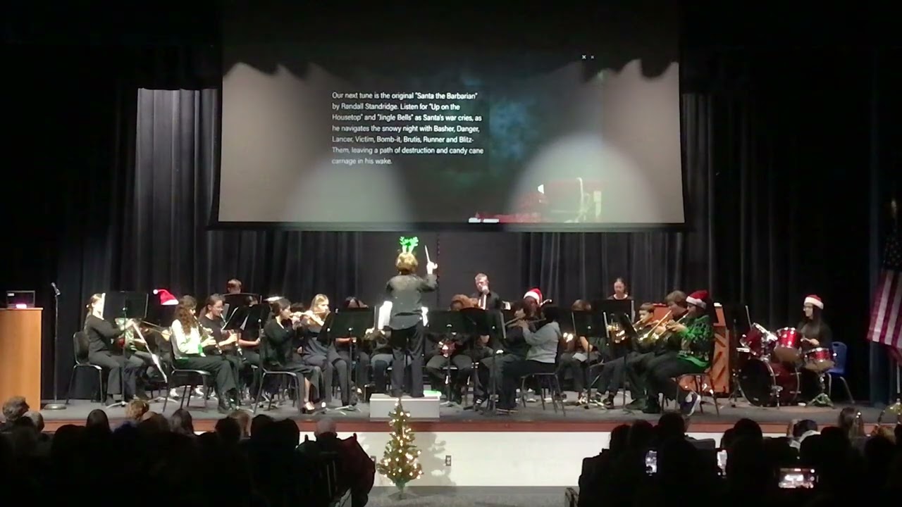Noble MS Winter Band Concert 2025 - Santa the Barbarian