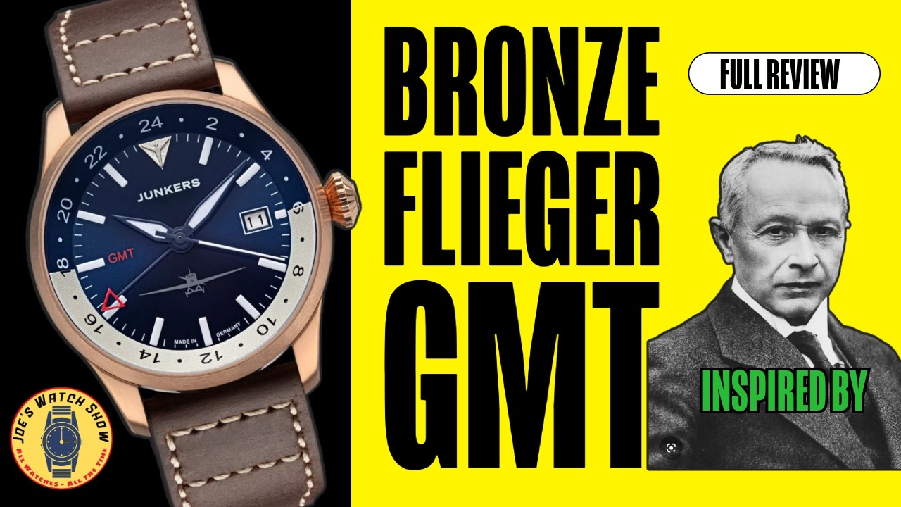 Junkers Flieger GMT Bronze Full Review Inspired by an Aviation Pioneer Hugo Junkers