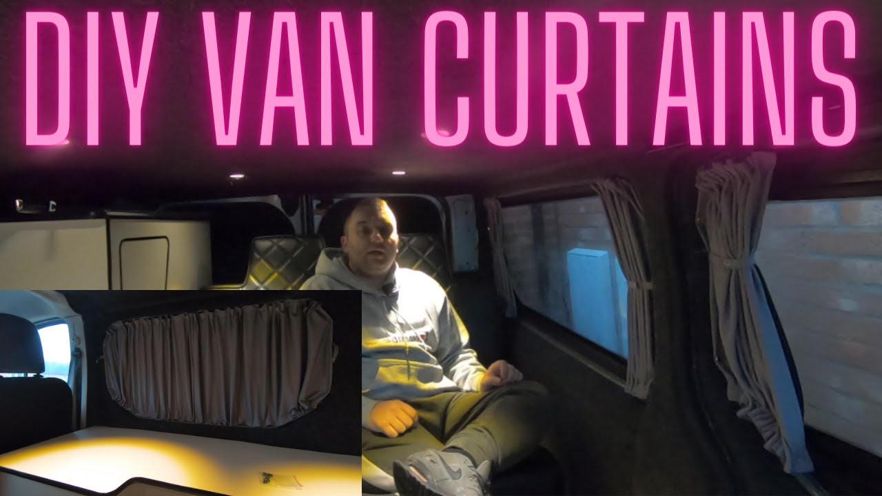 Установка штор в фургоне #vanbuild #diycamper #vanlife