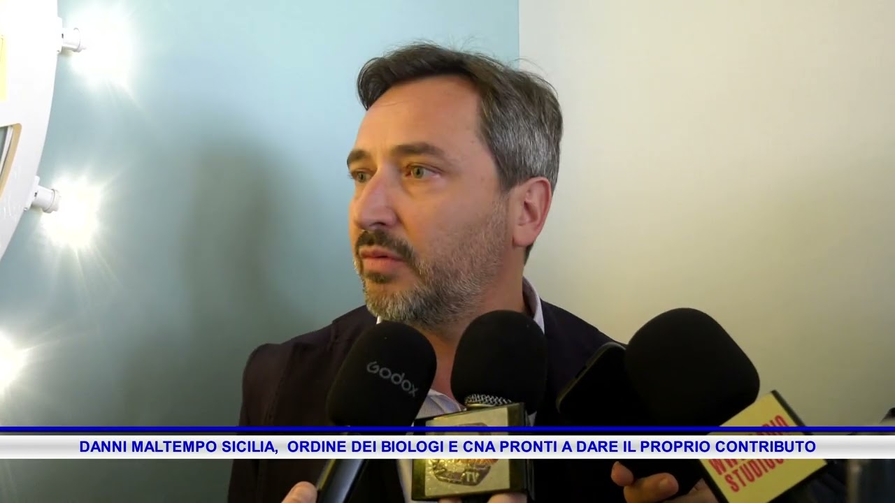 DANNI MALTEMPO SICILIA,  ORDINE DEI BIOLOGI E CNA PRONTI A DARE IL PROPRIO CONTRIBUTO