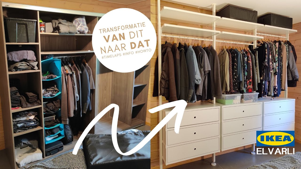 IKEA kast ELVARLI in elkaar zetten