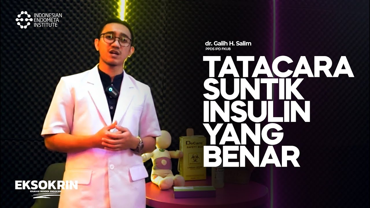 CARA SUNTIK INSULIN YANG BENAR - EKSOKRIN #1 - ENDOMETA INDONESIA #diabeteseducation #suntikinsulin