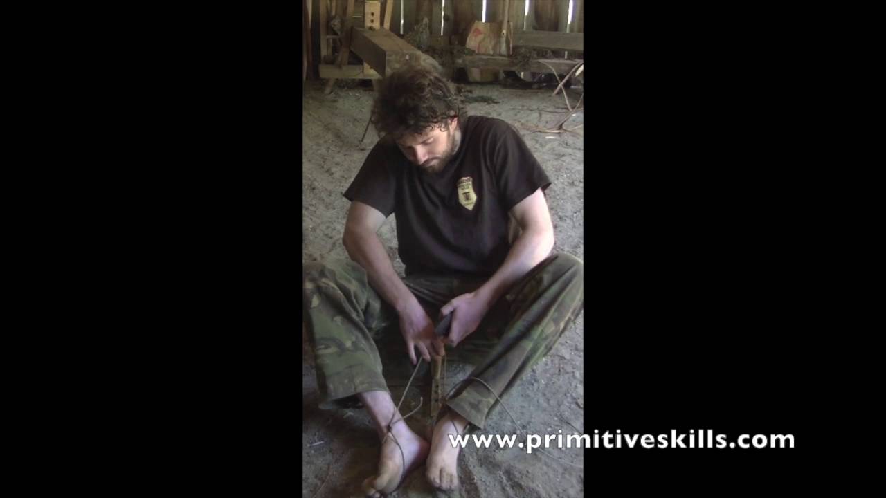 Pedal Drill Friction Fire