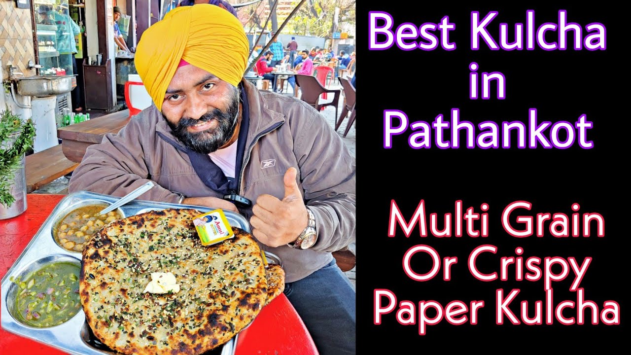 Super Big Crispy Seed & Paper Kulcha at Patel Chowk Pathankot Punjab Street Food Goldy Singh foodie