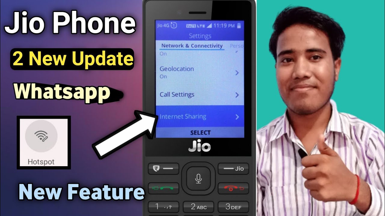 JioPhone New Update।Hotspot in JioPhone।New Featured Added। Technical Mohit Shukla