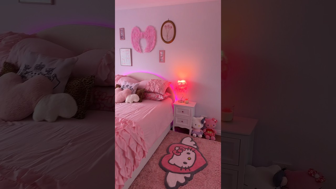 Pink / dollycore inspired Bedroom Makeover 🩷 