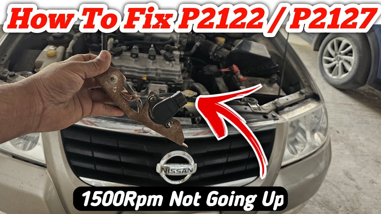 How To Fix P2122 / P2127 Nissan Sunny || Wiring Diagram + Solution 💯