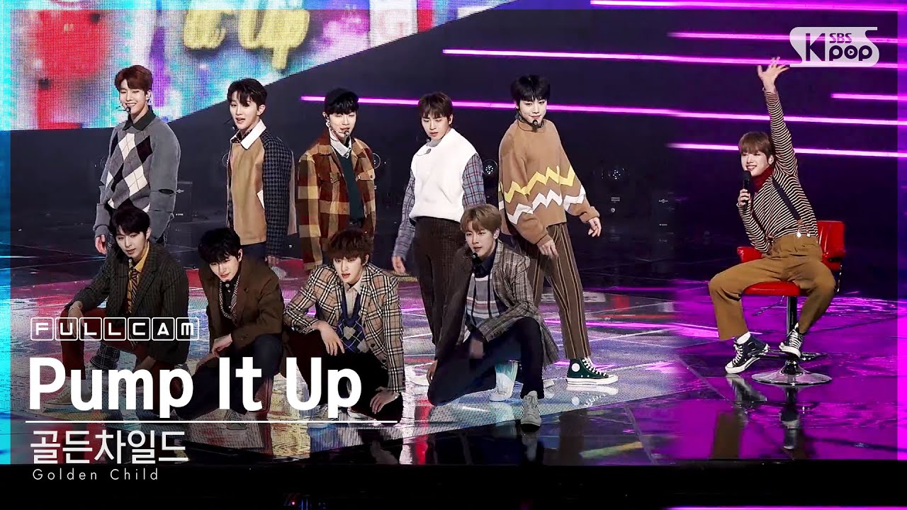 [안방1열 직캠4K] 골든차일드 'Pump It Up' 풀캠 (Golden Child Full Cam)│@SBS Inkigayo_2020.10.25.