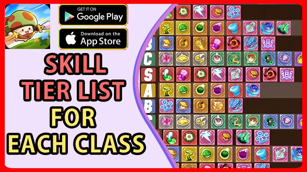 Legend Of Mushroom: Maple Rush 🍄 Skill Tier List For Each Class