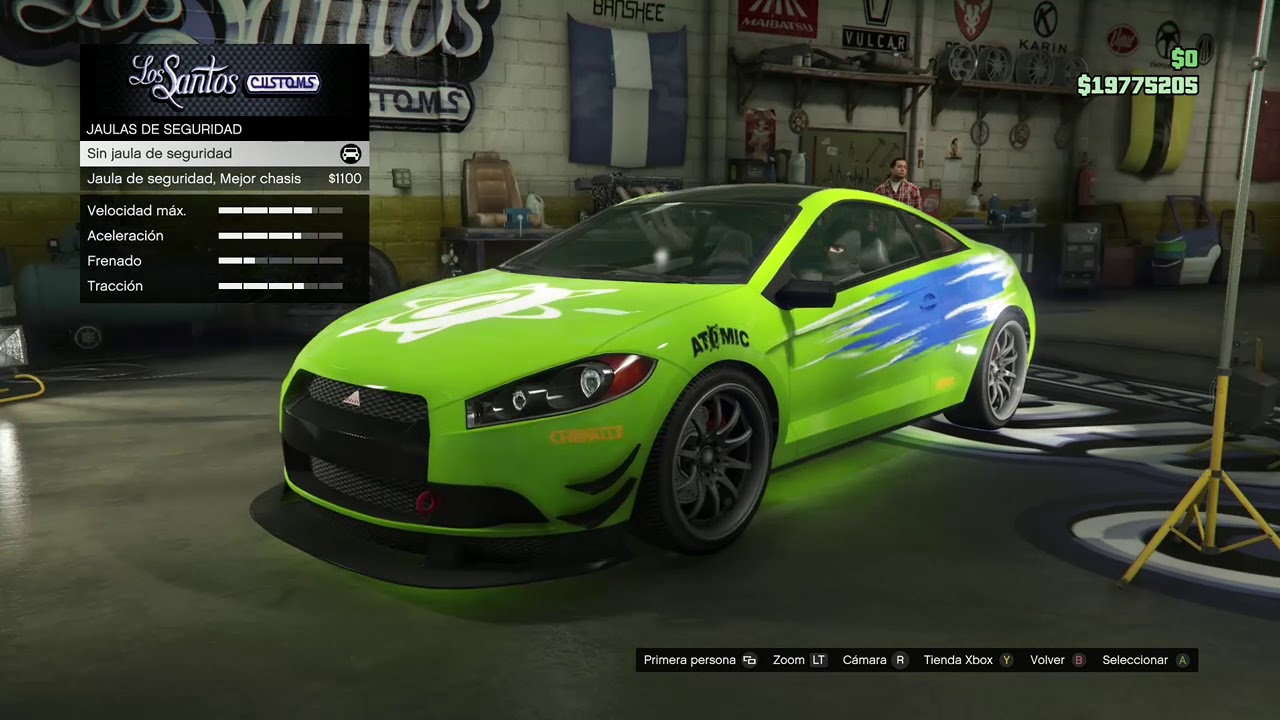 Creando Mitsubishi eclipse  de rápido y furioso en GTA V