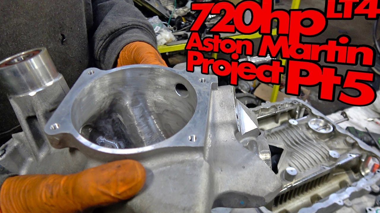 Aston Martin Vantage LT4 swap project - Pt 5 - super charger porting
