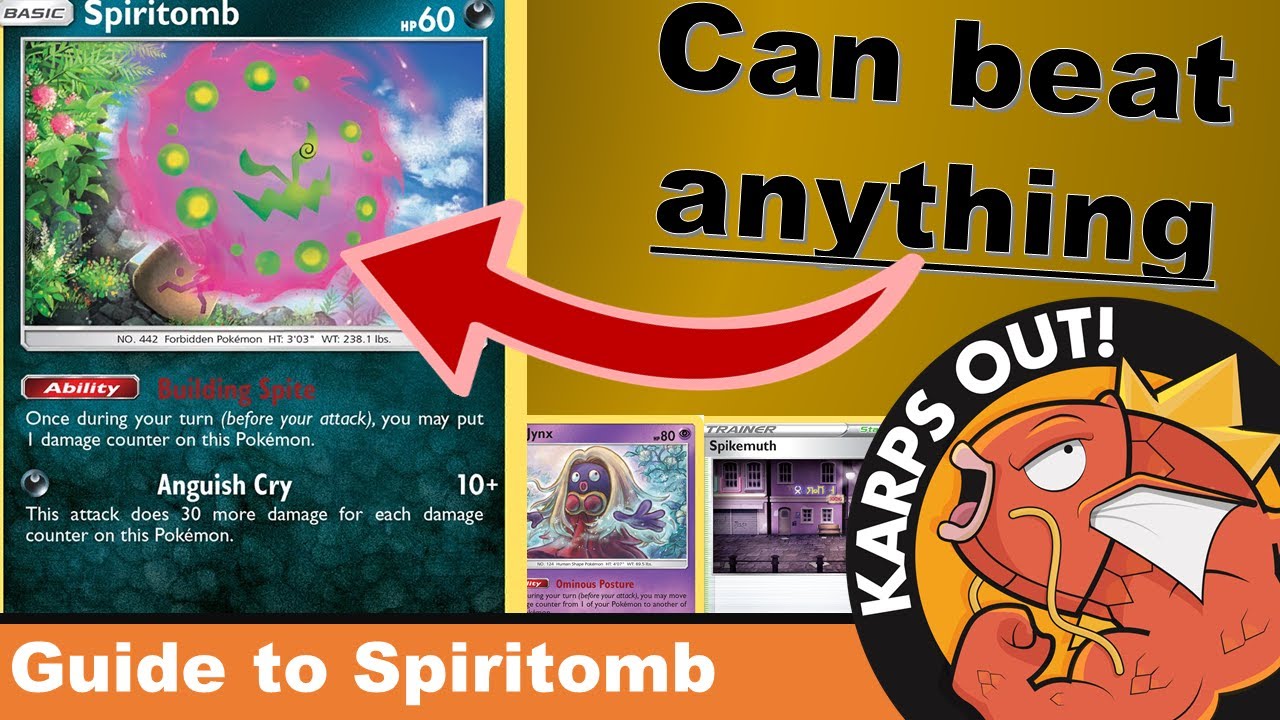 BEST single prize deck in Chilling Reign meta! Spiritomb can beat anything.. if played properly