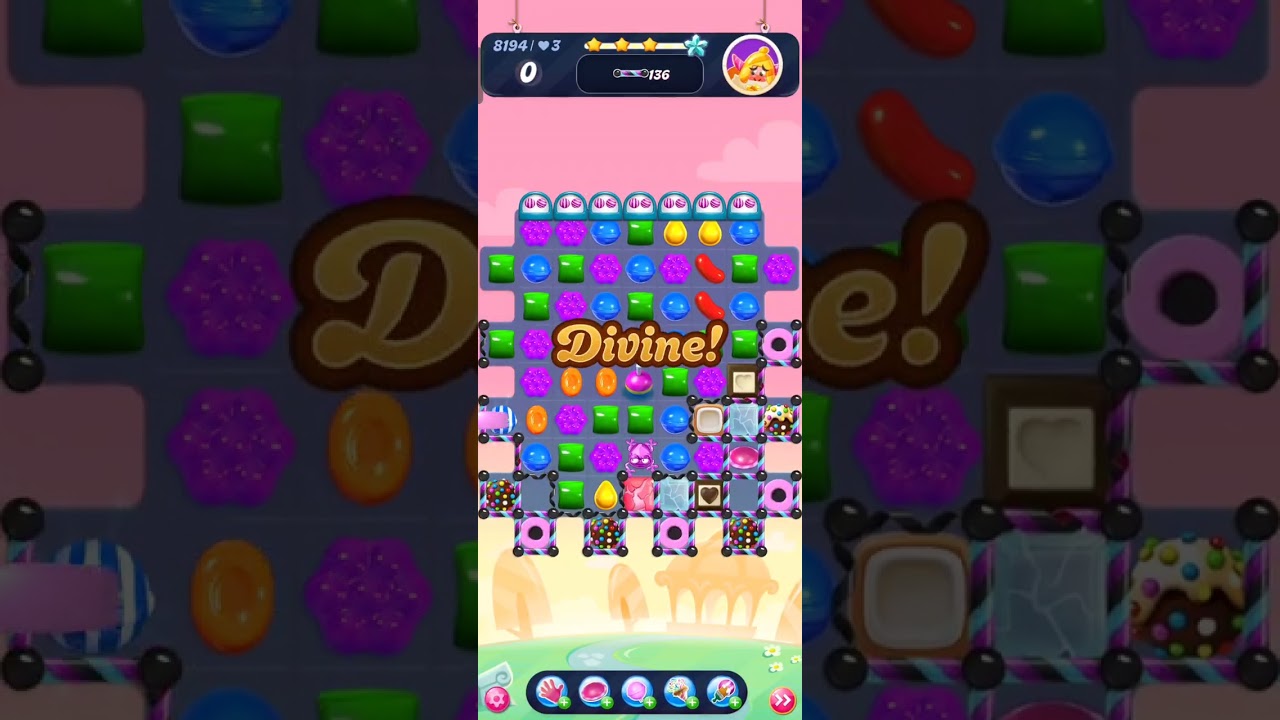 Candy Crush level 8194 failed