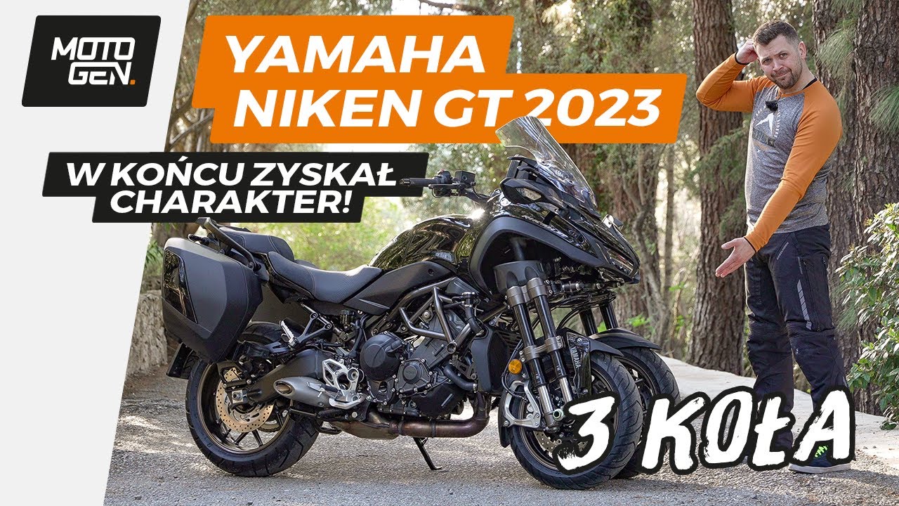Yamaha Niken GT 2023 ‼🏍❗ czyli dziki, 3-kołowy motocykl w nowej, turystycznej wersji! [PREMIERA]