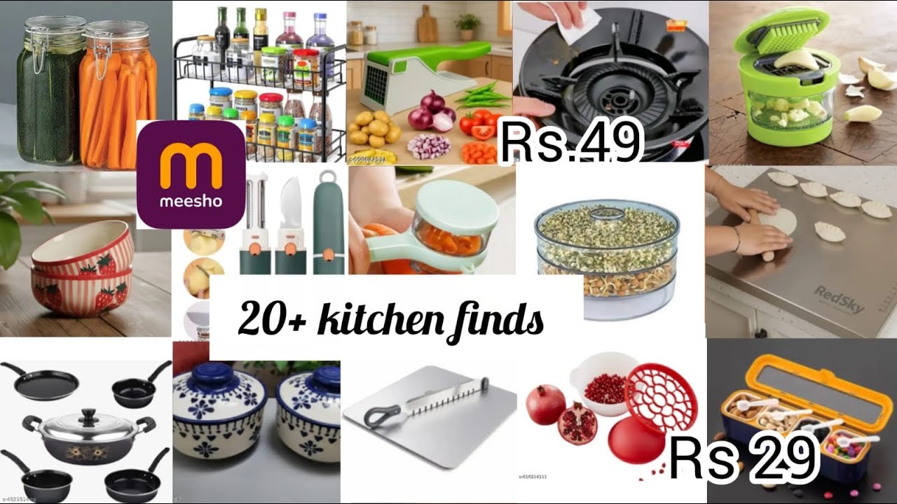 Meesho Kitchen Haul 😍 | 20+ Amazing Kitchen Products Starting ₹49 | Budget Kitchen Items 