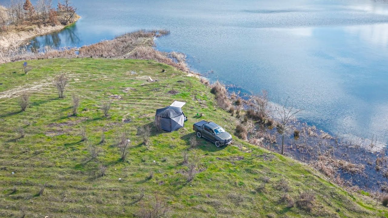 ⛺️GÖL KENARINDA MANZARAYA KARŞI KAMP YAPTIK🌄