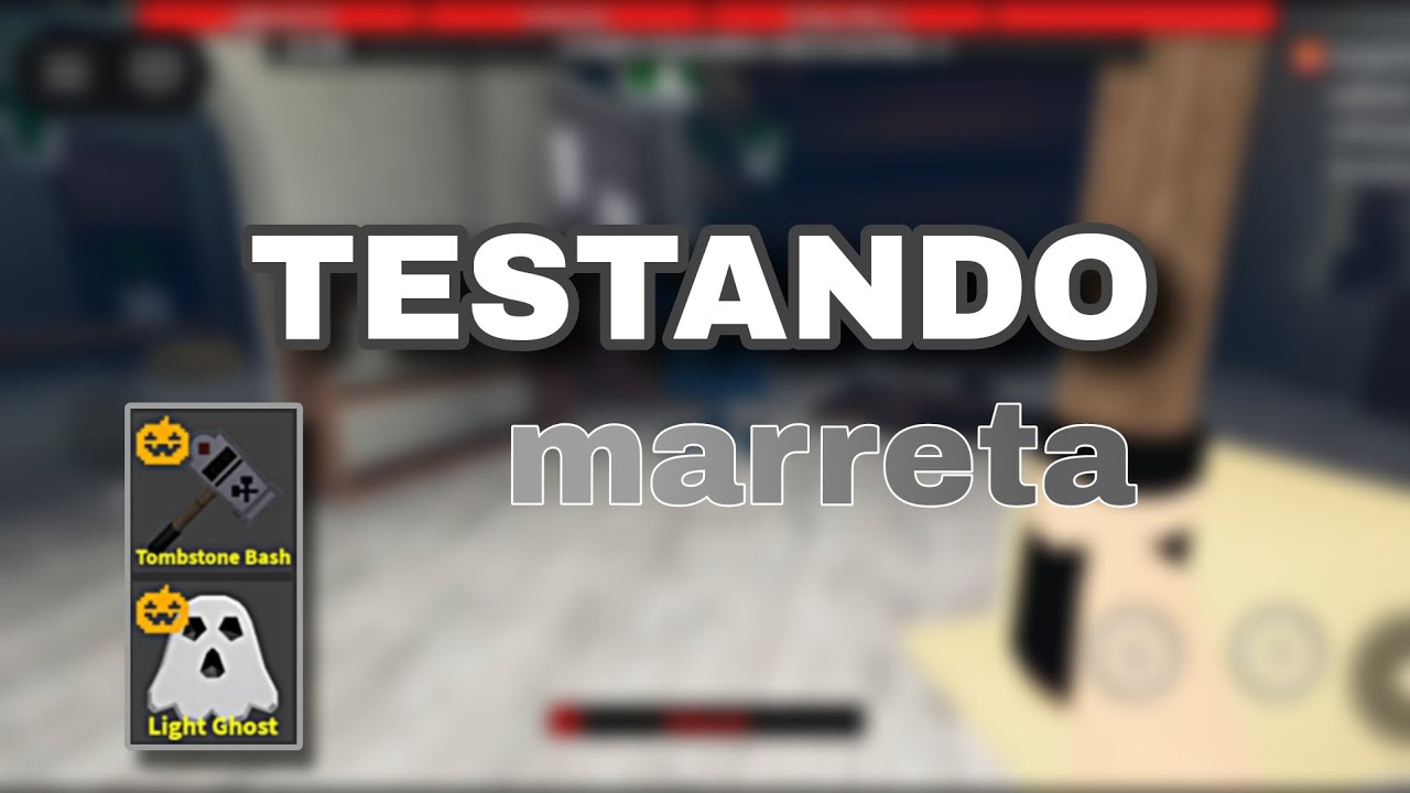 TESTANDO MARRETA!⚒️✨️ Roblox|marretão 