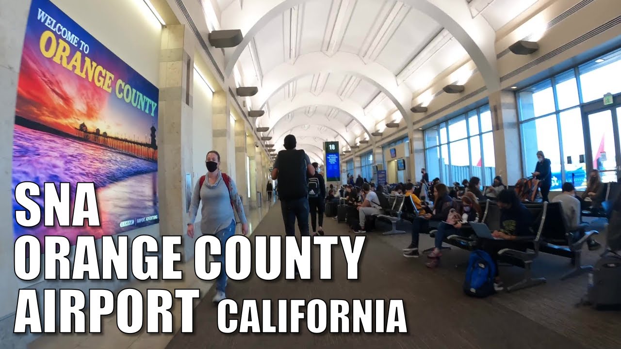 ✈ Departure at ORANGE COUNTY AIRPORT (SNA), CALIFORNIA