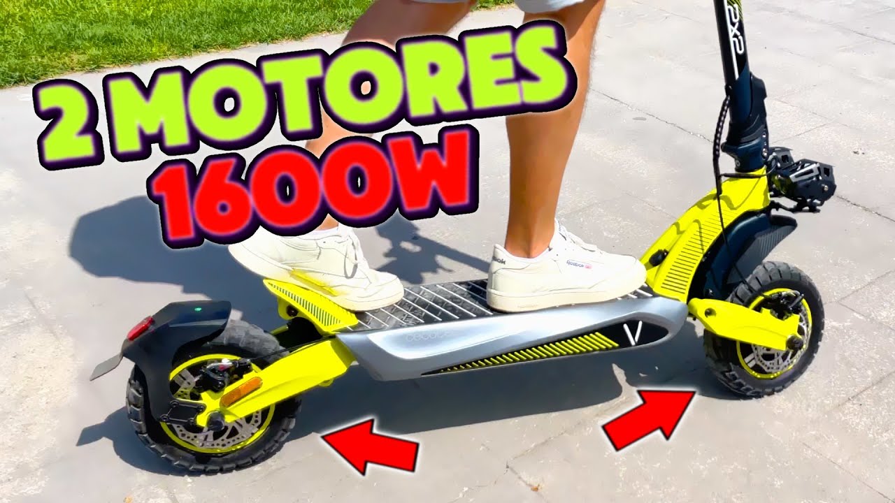 DOS MOTORES, BUEN PLEGADO Y PESO PATINETE CECOTEC Bongo V55 2X2 Connected