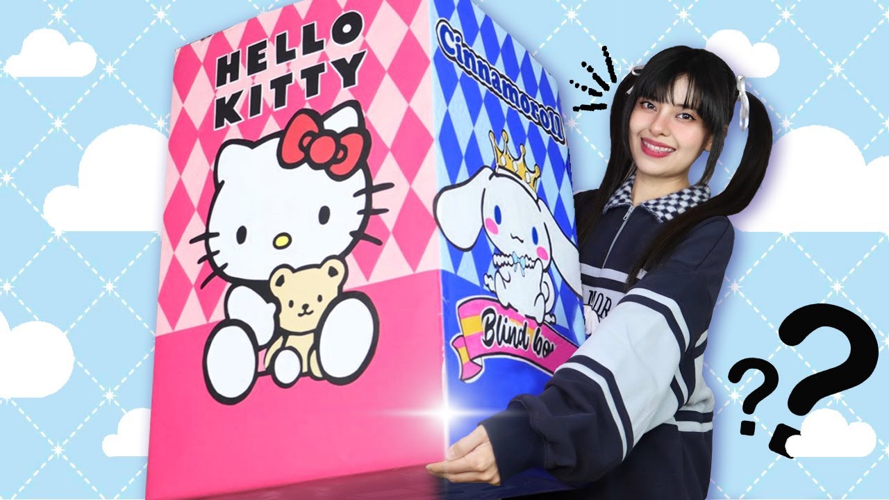 ABRO UNA CAJA MISTERIOSA Cinnamoroll VS Hello kitty