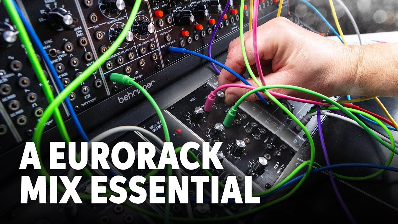 Behringer CP3A-M Mixer Eurorack Module Demo &ndash; Daniel Fisher