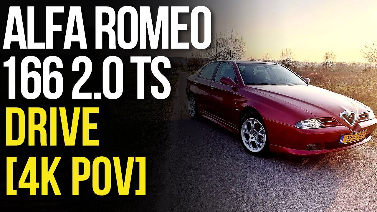 Alfa Romeo 166 2.0 TS (2003) Drive [POV]