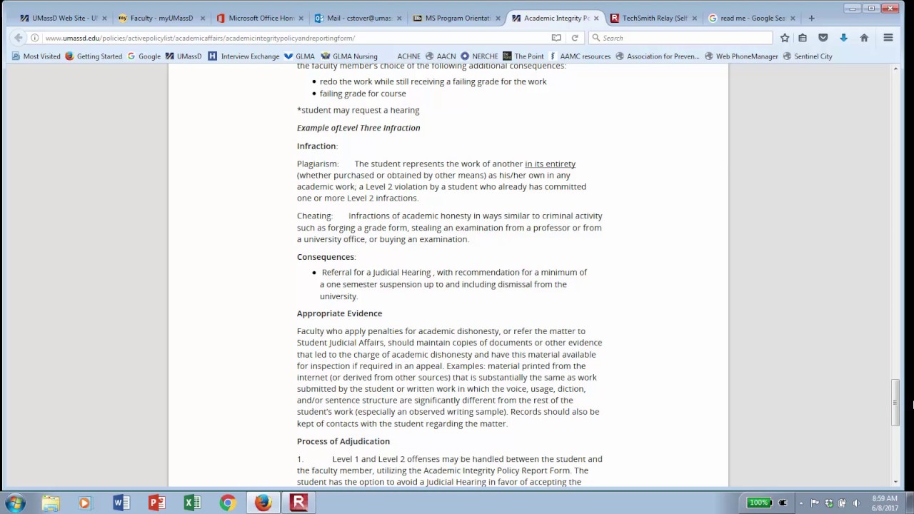 Academic Integrity Policy
