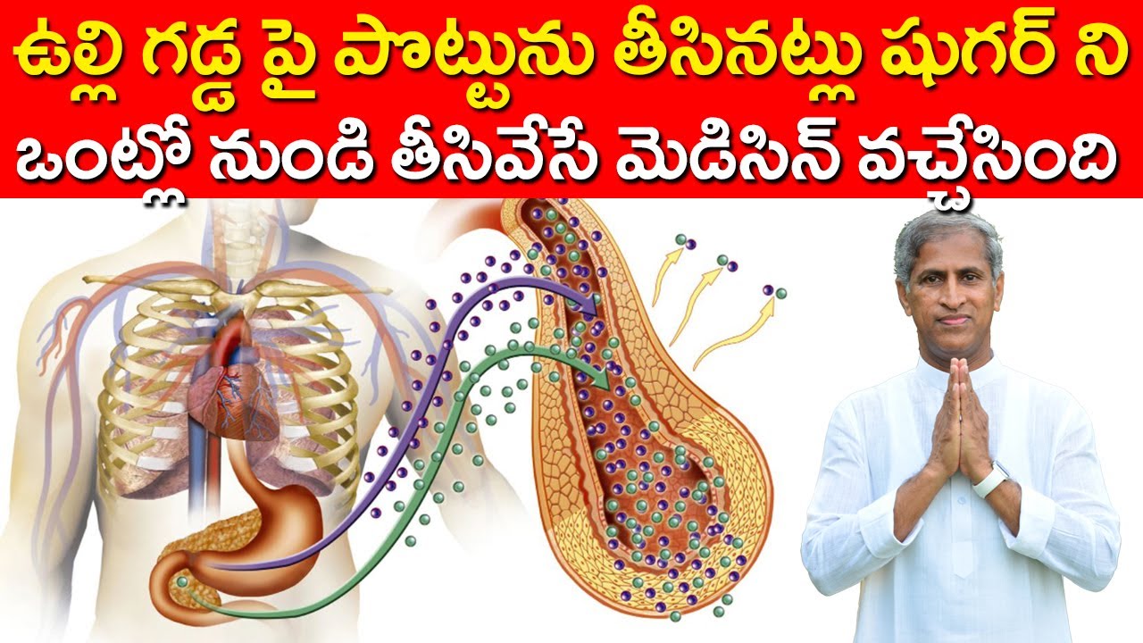ఉల్లిగడ్డ పై పొట్టును తీసినట్లు షుగర్ ని ఒంట్లో నుండి తీసివేస్తుంది | Dr Manthena Satyanarayana Raju