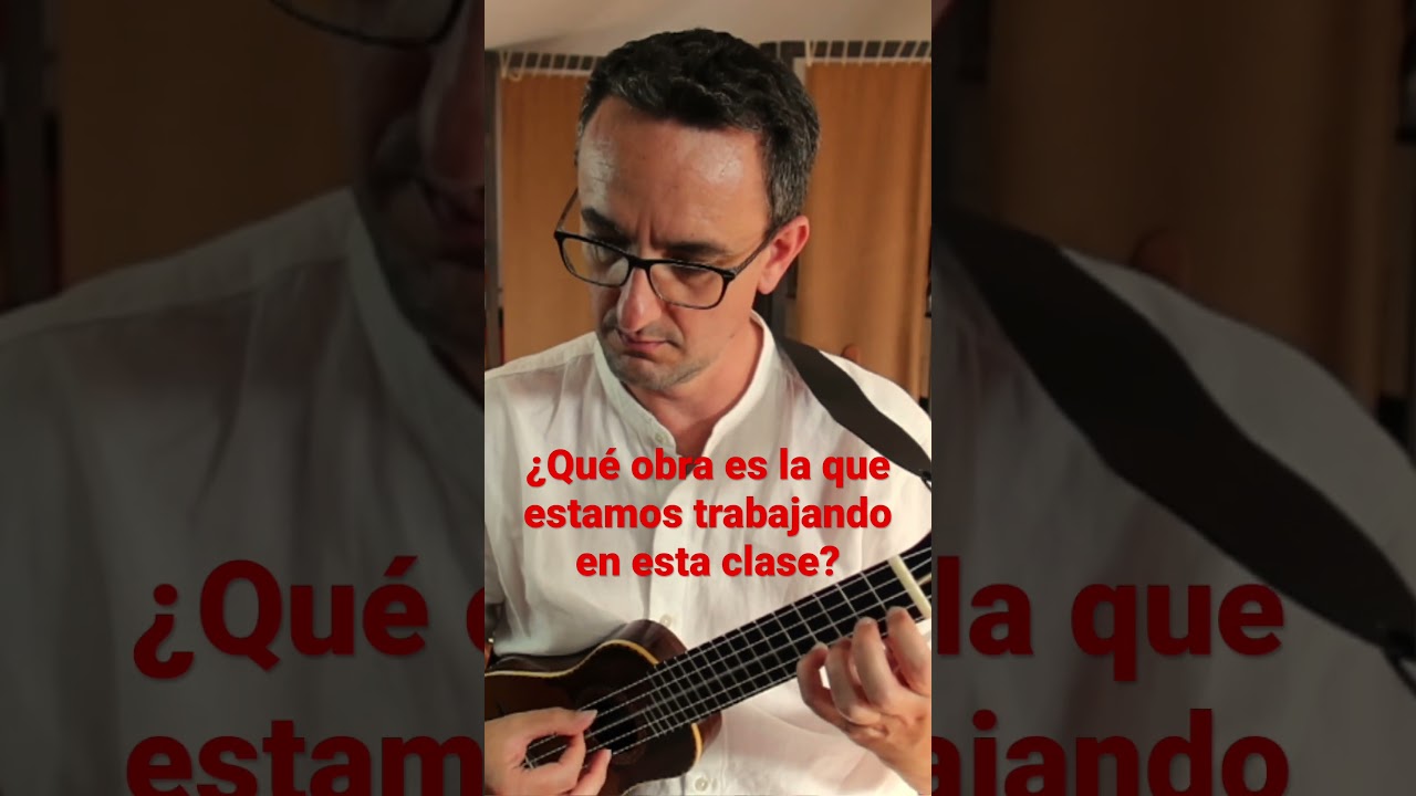 Comenta qu&eacute; pieza musical estoy trabajando con mi alumno de #timple online!