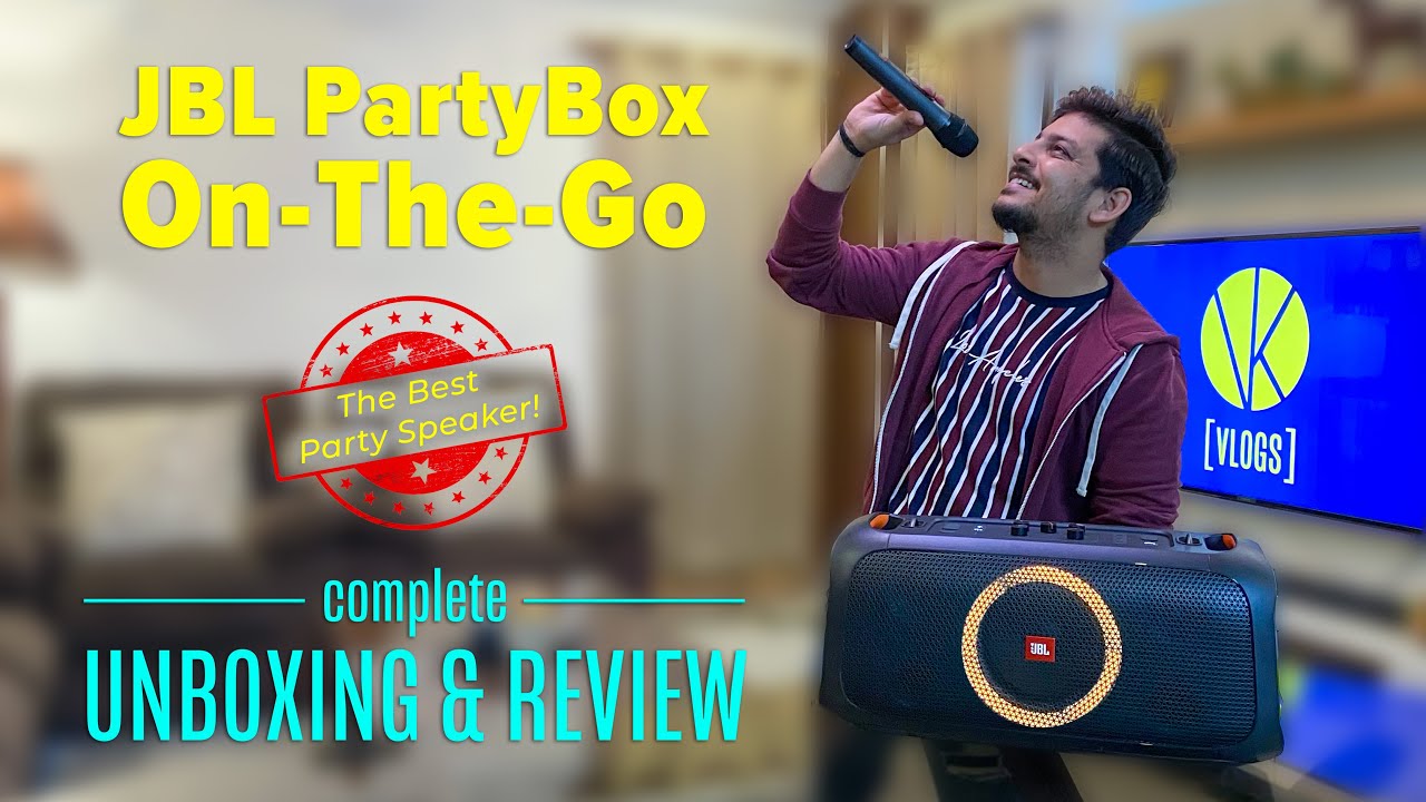Is this your next Party / Karaoke Speaker? JBL PartyBox On-The-Go: Unboxing & Review @VKVlogs1