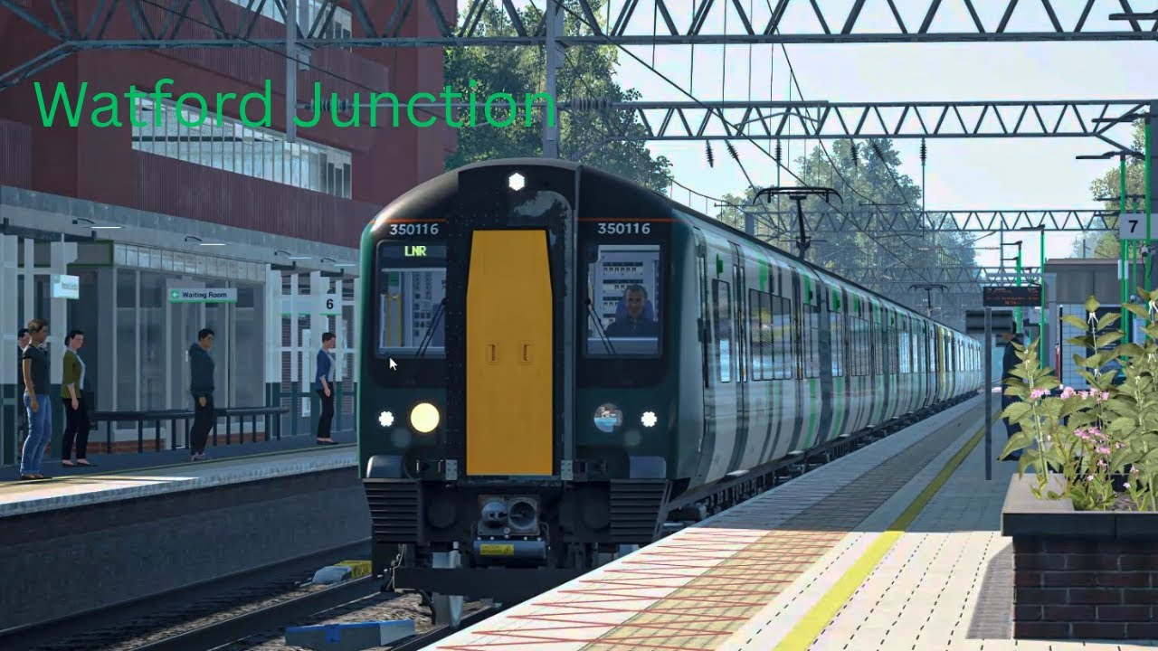 Trains at Watford Junction WCML TSW5