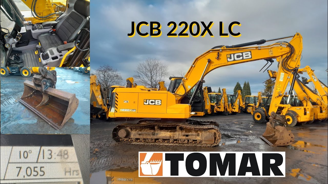 JCB 220X 2019R SKU 6583 tel +48 575 316 333 tracked excavator koparka gąsienicowa