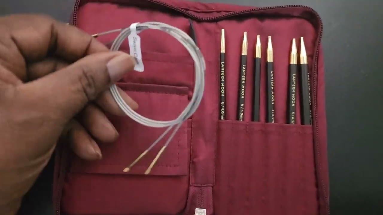 Lantern Moon Bequest 6-Inch Tunisian Interchangeable Crochet Hook Set