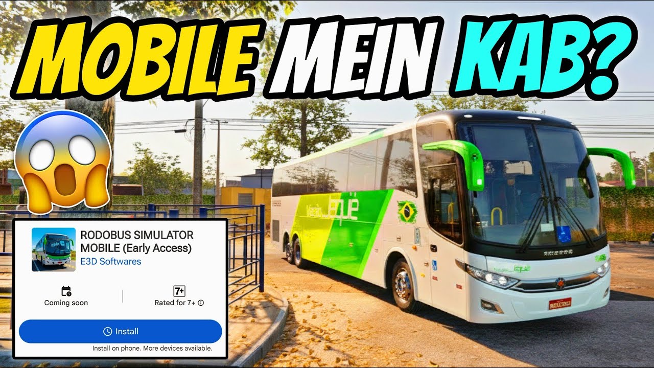 Rodobus Simulator Android Release Date Confirm? 😱 | PC vs Mobile | Full Leaks & Details!