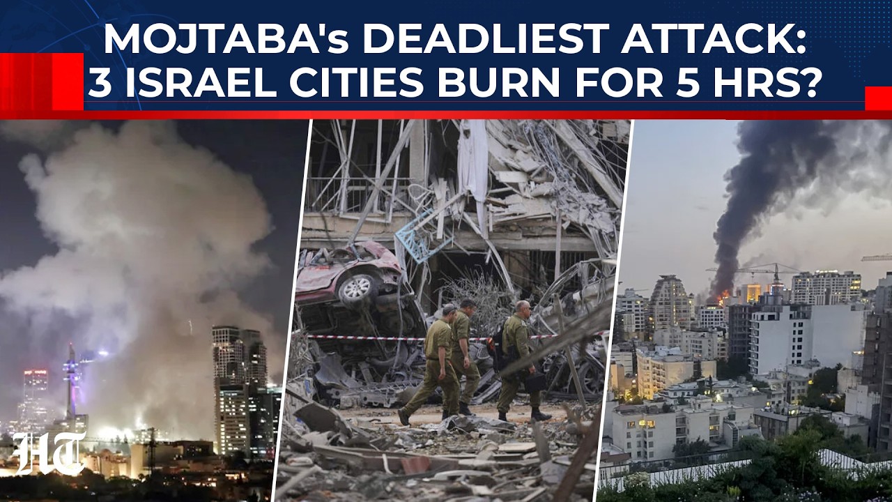 Mojtaba's Wave #40 - Biggest Attack Yet: 3 Israeli Cities Burn For 5 Hrs In Joint Iran-Hezbollah Hit