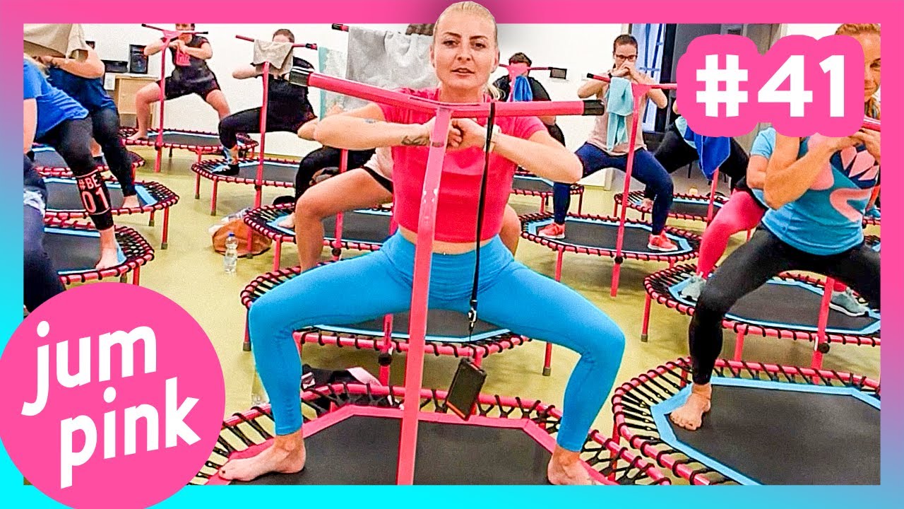 Jumpink #41 | Jumping fitness class | Rebound workout fitness on trampoline