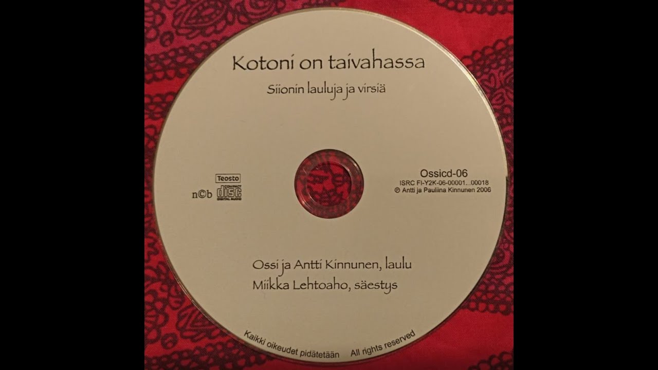 Matkalle lähdin taivaaseen, Siionin laulu 71 (Ossi Kinnunen)