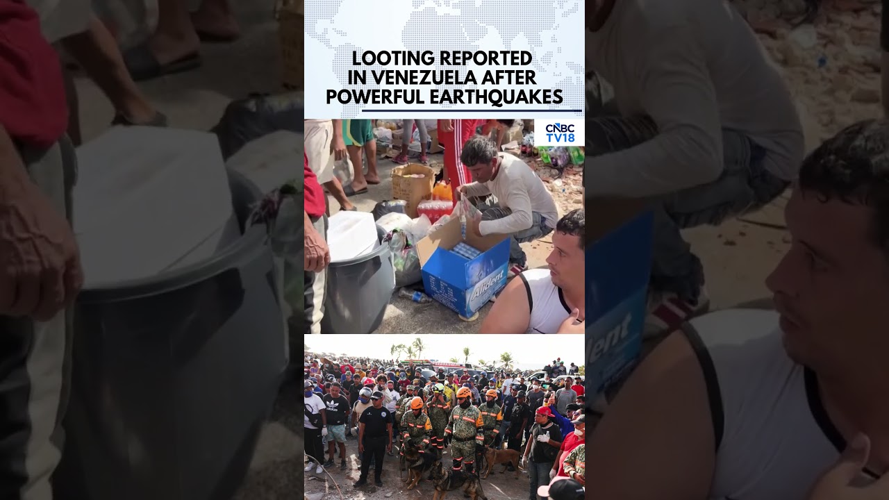 La Guaira Sees Looting After Twin Earthquakes | Venezuela Quake Survivors Face Growing Crisis | N18G