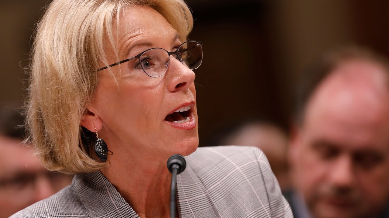 Betsy DeVos is grilled on discrimination against LGBTQ students