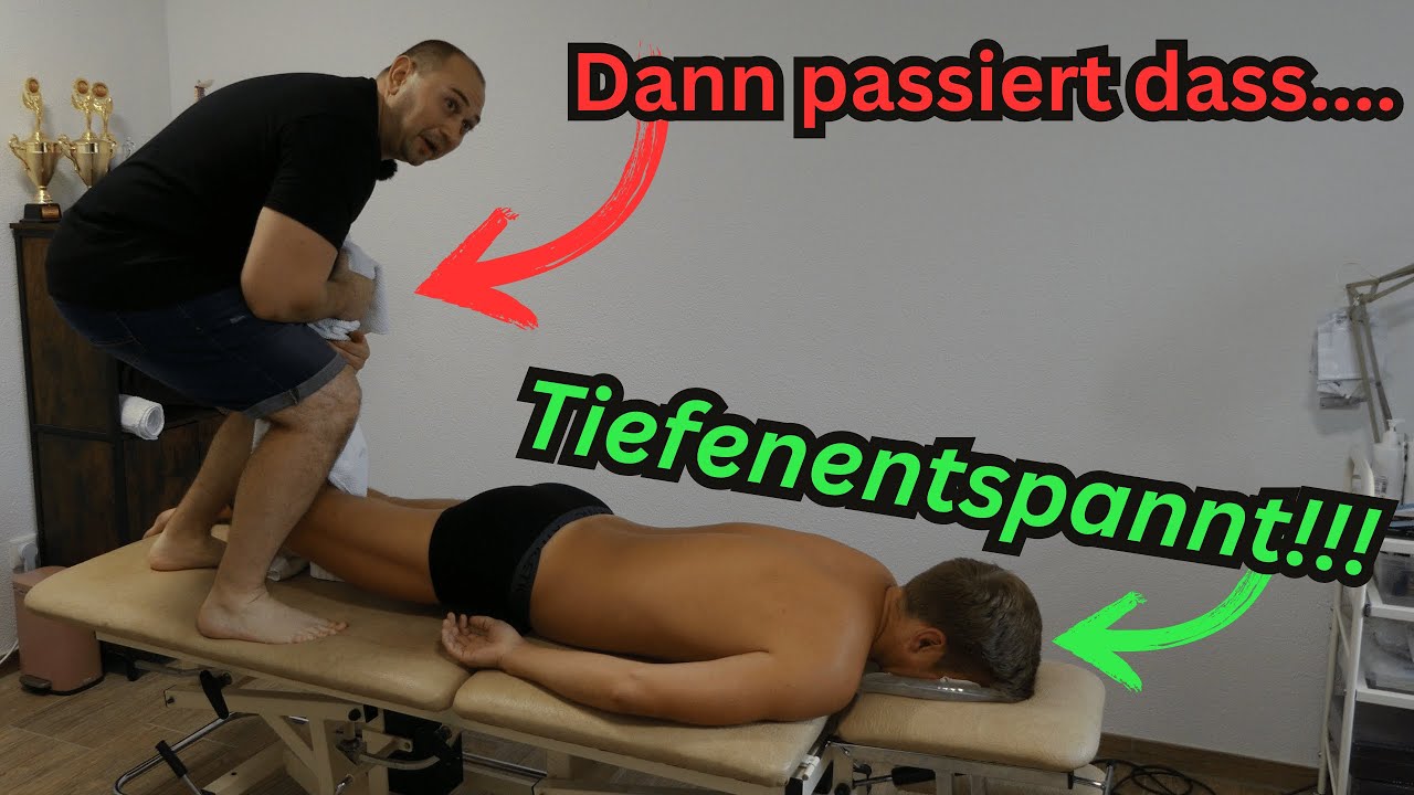 Fu&szlig;baller wird wieder eingerenkt. ASMR Knochenbrecher-Magie
