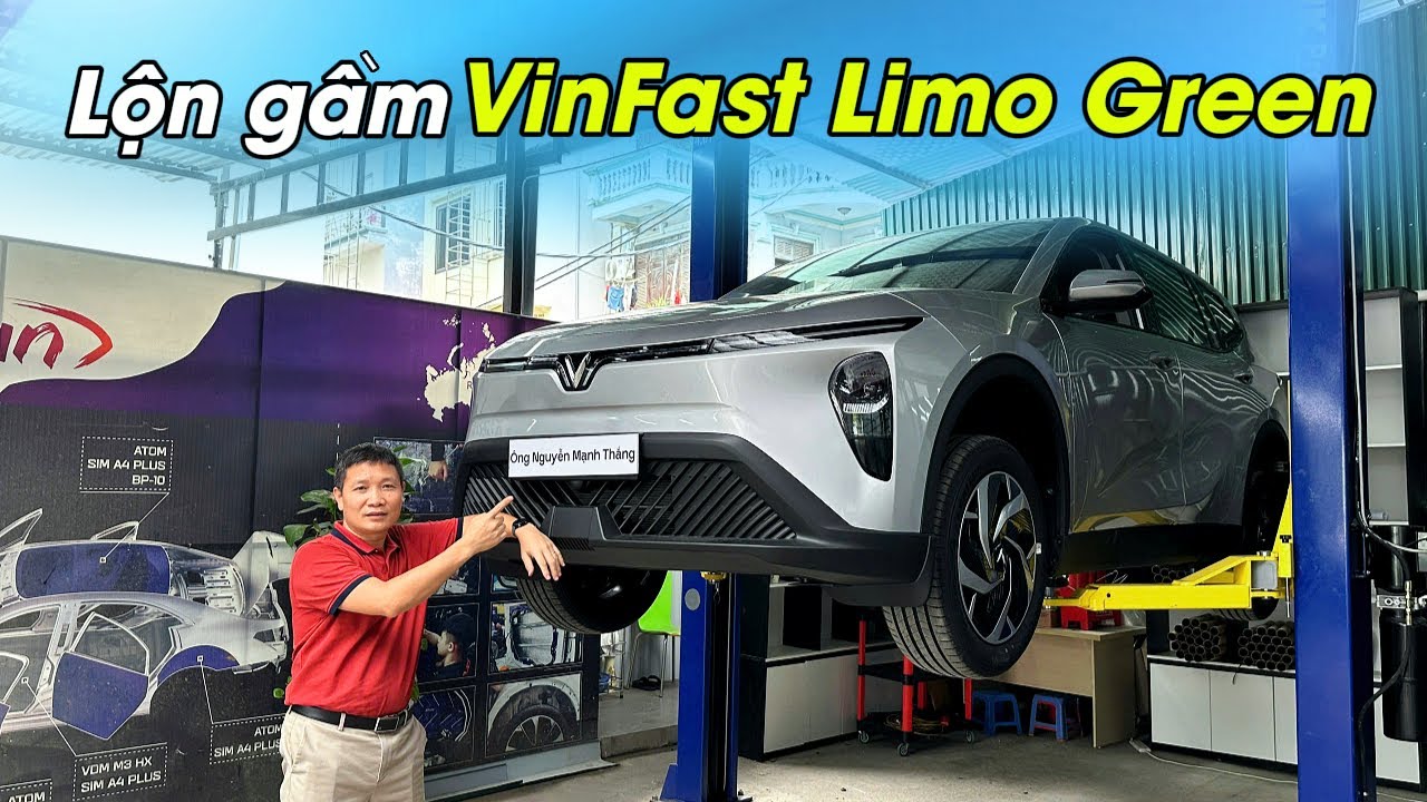 Lộn gầm VinFast Limo Green - MPV thuần điện giá 749 triệu có gì? | WhatcarVN